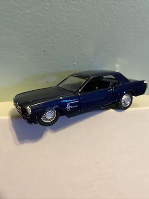 MAISTO 1/39 Die Cast Blue ’65 Ford Mustang Pull Back Car • $4.50