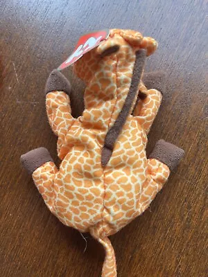 Beanie Baby Mini Giraffe 1993 Plush Toy Figure. Tag Very Good Condition • $5