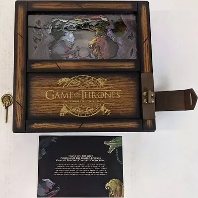 Game Of Thrones Complete Collector’s Limited Edition RRP £299.99 Lot H1476 • £239.99