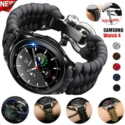 Nylon Band Braided Strap For Samsung Galaxy Watch 3 4 Active 2 Gear S4 40mm 44mm • $12.63