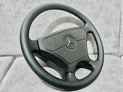 Mercedes Steering Wheel SportLine W140 W210 W202 R129 W125-9395 New Leather • $458