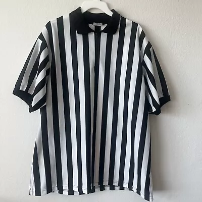 VTG 90s Referee Jersey Men's XL Majestic Basketball Football Soccer Made In USA • $8