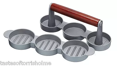 £21.95 • Buy Kitchen Craft Mini Small Homemade 3 X 6cm Slider Beef Burger Press Maker Mould