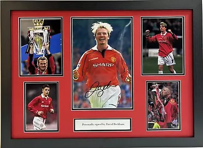 David Beckham Signed Manchester United Presentation Framed • £699.99