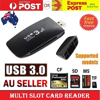 Micro USB 3.0 All In One Multi Slot Card Reader Memory Stick CF Micro SD HC SDXC • $18.99