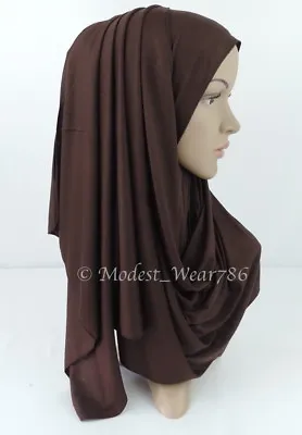 Premium Cotton Jersey Size Small / Medium / Maxi Hijab Scarf Muslim Headwear • $8.99