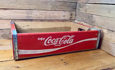 Genuine 1960's Classic Red Wooden Coca-Cola Crate • £30