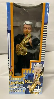 Vintage President Clinton As Uptown Bill   Playing Saxophone BEST EBAY PRICE!!! • $29.98