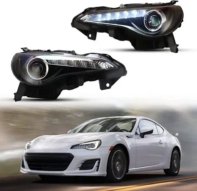 For 2013-2016 Toyota 86 Subaru BRZ Scion FR-S LED DRL Projector Headlights L+R • $179.99