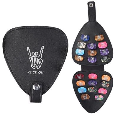 $14.16 • Buy Portable Guitar Picks Holder Case Waterproof With 22 Slots Bass Guitar Ukulele
