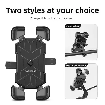 Motorcycle Bike Handlebar Mount Holder For IPhone Samsung Cell Phone GPS 7.2in • $13.29