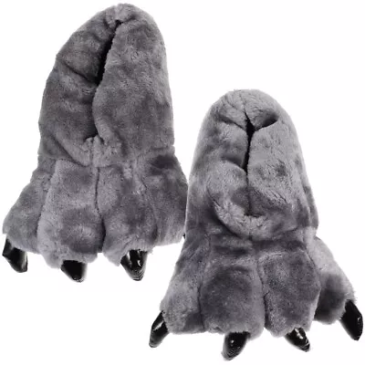  Stylish Slippers Indoor Plush Footwear Furry Monster Men And Women Cartoon • £14.85