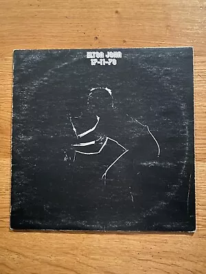 £18.50 • Buy Elton John 17-11-70 Vinyl LP UK First Press A1/B1