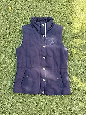 Vintage Nautica Mens Puffer Vest Blue Size Medium  • $60