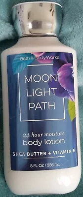 Bath & Body Works MOONLIGHT PATH Body Lotion 24 Hr Moisture 8 Oz NEW SHEA BUTTER • $19.70