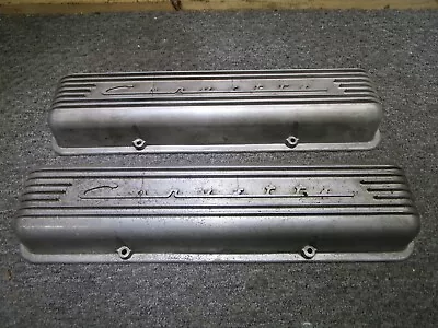 63/67 Corvette Die Cast Aluminum CORVETTE Valve Covers L79 L75 L84 L76 3767493 • $225