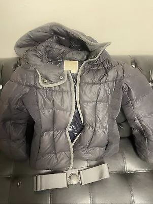 Moncler Women Genius Grenoble Belpeit Jacket Size 1 Size S Black With Logo • $550