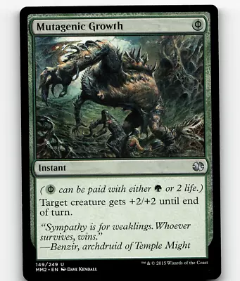 MTG Mutagenic Growth 149 - Modern Masters 2015 • $3.50