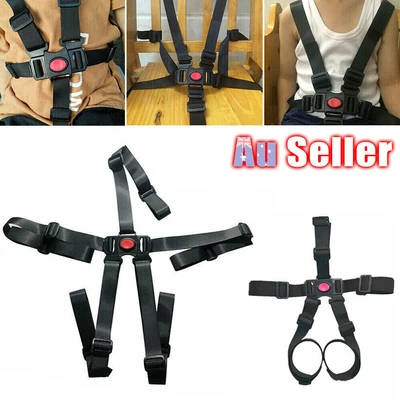 $12.29 • Buy Baby Infants 5 Point Harness Stroller High Chair Pram Buggy Car Safe Belt Strap