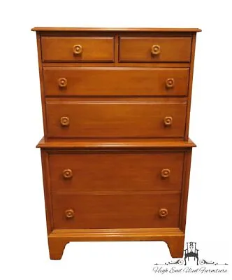 DAVIS CABINET Co. Colonial Style Solid Hard White Mountain Maple 34  Chest On... • $593.99