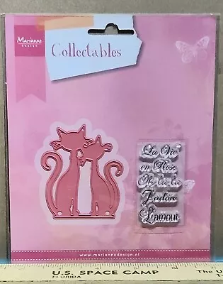 Marianne Design Collectables Cutting Dies - Cats COL1344 • $9.95