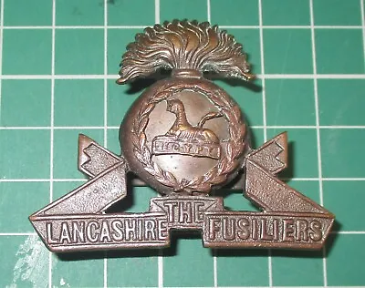 The Lancashire Fusiliers Officers Service Dress Cap Badge • £30