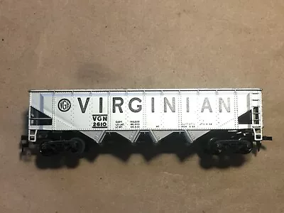 Vintage Ho Scale Train Virginian 2610 Silver Hopper Freight Hauler Car Untested • $8.95