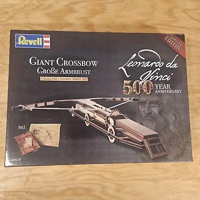 Revell CROSSBOW Wooden Model Kit Leonardo Da Vinci 2019 SEALED NEW • $44.99
