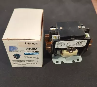 Packard C240A Contactor 2 Pole 40A 50/60hz 24V Coil - NEW IN BOX • $8.99