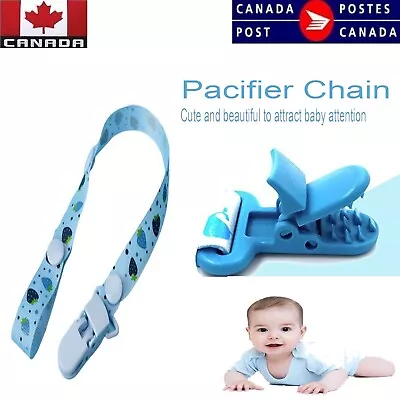 Baby Dummy Clips Soother Teether Chain Pacifier Strap Holder MAM Travel Buggy-CA • $3.61