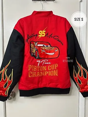 Disney Pixar Cars Lightning McQueen Racing Jacket Size S • $225