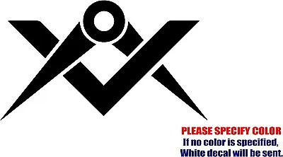 Masonic #5 Symbol JDM Funny Vinyl Decal Sticker Car Window Bumper Laptop 12  • $13.99