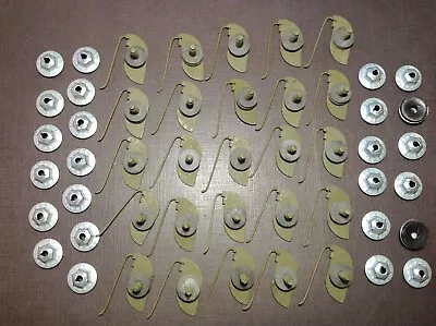 $43.05 • Buy 25 Pcs NORS Fender Body Side Trim Moulding Clips Sealer Nuts 3/4  To 7/8  Ford