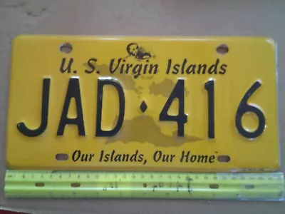 *License Plate U.S. Virgin Islands JAD - 416 • $23.99