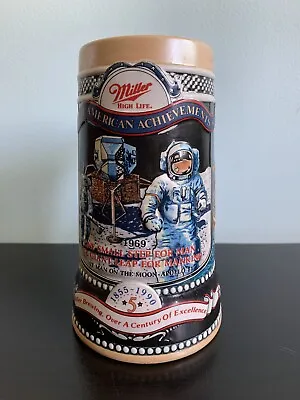 MILLER HIGH LIFE Great American Achievements NASA 1969 Beer Stein (168896) • $18