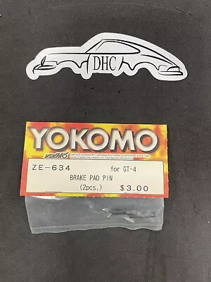 Yokomo Vintage RC Car Part # ZE-634 Brake Pad Pins For GT-4 • $4.99