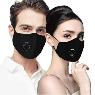 £4.99 • Buy PM2.5 Anti Air Pollution Reusable Washable Face Mask Inc Activated Carbon Filter