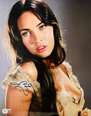 Megan Fox Sexy Authentic Signed 11x14 Photo Look Back BAS Beckett Witnessed • $98.98
