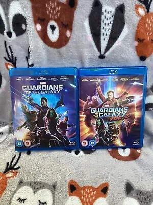 Guardians Of The Galaxy Volume 1 & 2 Blu Ray Films Marvel Universe Phase 1 • £3.89