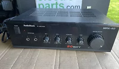 RadioShack MPA-40 20-Watt PA Amplifier • $30