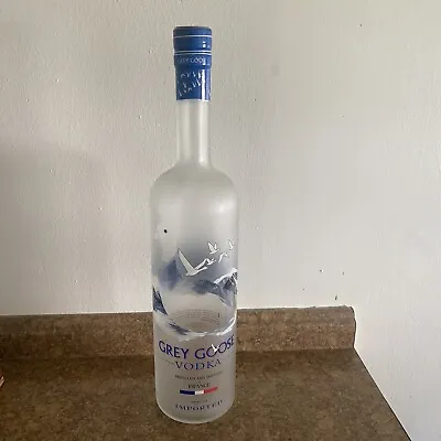 Rare Grey Goose Vodka Empty Display Glass Bottle France  24.5 Tall • $250