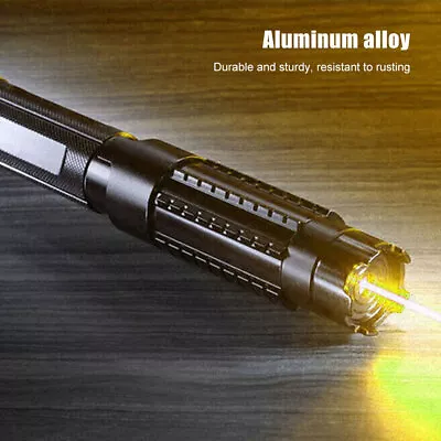 High Power Yellow Burning Laser Pointer Adjustable Visible Beam Dot Light 591nm • $73.99