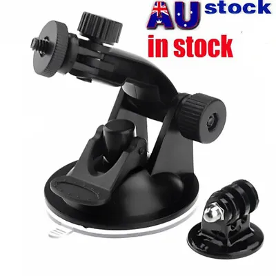 Car Windshield Vacuum Suction Cup Mount & Tripod Adapter For GoPro Hero 5 4 3+ • $10.99