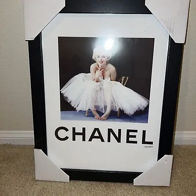 MARILYN MONROE Chanel FAIRCHILD PARIS FRAMED ART 18x14 • $94.99