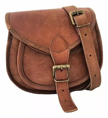 Leather Women Hippie Purse Crossbody Shoulder Travel Satchel Handbag Christmas • $72.80