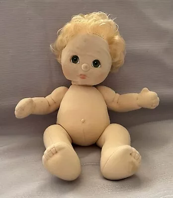 Vintage Mattel My Child Doll Blonde Curly Hair Green Eyes. • $22
