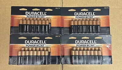 Duracell Coppertop Power Boost AA Battery 16 Count Each Lot Of 4 - 64 Batteries • $34.99