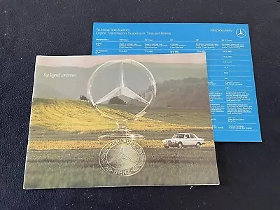 1977 Mercedes Benz Big Brochure 280 280SE 450SEL 450SL 450SLC 450 SEL SL Catalog • $19.98