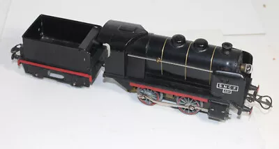 Early Post War French O Gauge Hornby Trains 20v Electric Oe  Sncf Loc0 & Tender • $125