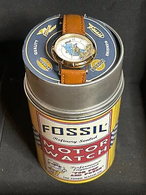 1990’s Fossil Limited Edition Aladdin Genie Watch Vintage Unisex Fossil Disney • $79.75